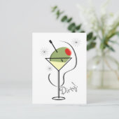 Dirty Martini Lovers T-Shirts & Gifts Briefkaart (Staand voorkant)