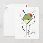 Dirty Martini Lovers T-Shirts & Gifts Briefkaart (Voorkant / Achterkant)