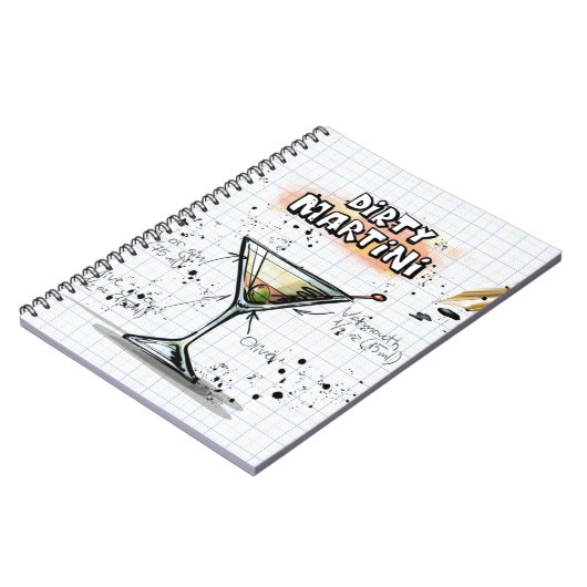 Dirty Martini Notitieboek (Linkerzijde)