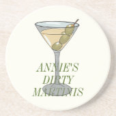 Dirty Martini Onderzetter (Voorkant)