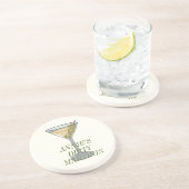 Dirty Martini Onderzetter (Zijkant)