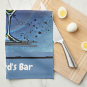 Dirty Martini Recipe Aangepaste aangepaste balk Theedoek (Quarter Fold)