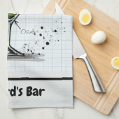 Dirty Martini Recipe Personalized Bar Drawing Theedoek (Quarter Fold)
