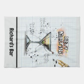 Dirty Martini Recipe Personalized Bar Drawing Theedoek (Horizontaal)