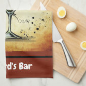 Dirty Martini Recipe Specialized Custom Bar Gold Theedoek (Quarter Fold)