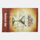 Dirty Martini Recipe Specialized Custom Bar Gold Theedoek (Horizontaal)