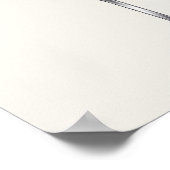 Dirty Martini Retro Sage Green Cocktail Poster (Hoek)