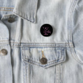 Dirty Martini - Roze Ronde Button 3,2 Cm (In situ)