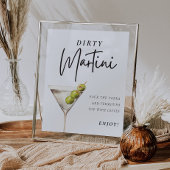 Dirty Martini Signature Drink Poster