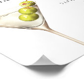 Dirty Martini Signature Drink Poster (Hoek)