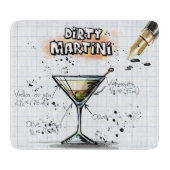 Dirty Martini Snijplank (Voorkant)