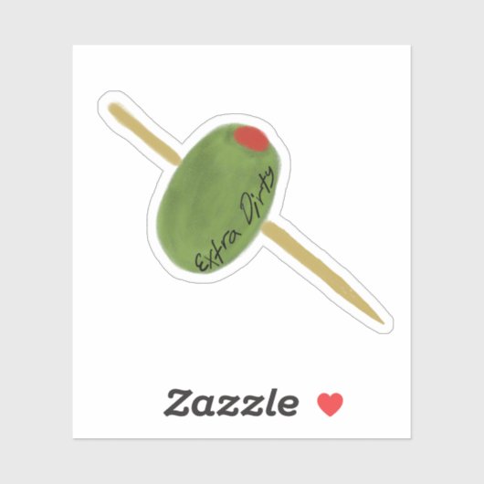 Dirty Martini Sticker (Vel)