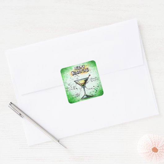 Dirty Martini Stickers (Envelop)