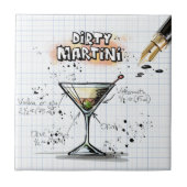 Dirty Martini Tegeltje (Voorkant)