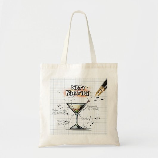 Dirty Martini Tote Bag (Voorkant)