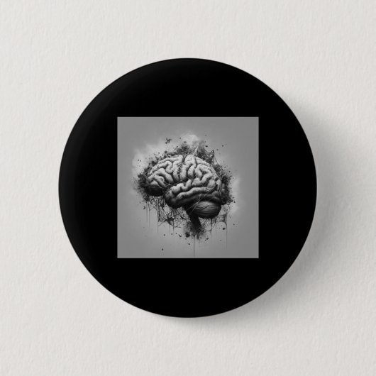 Dirty Mind-Sticker Ronde Button 5,7 Cm (Voorkant)