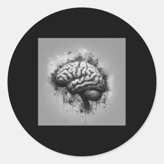 Dirty Mind-Sticker Ronde Sticker (Voorkant)