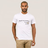 Dirty MonkeyTM, Spank mijn aap T-shirt (Voorkant volledig)