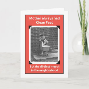 Dirty Mouth Mom Kaart