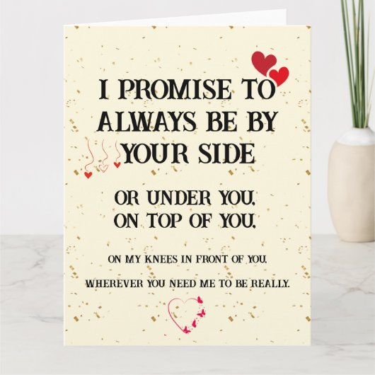 Dirty Naughty Jubileum Kaart voor Hem (Voorkant)