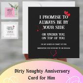 Dirty Naughty Jubileum Kaart voor Hem