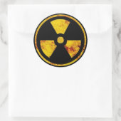 Dirty Nuclear Warning Sign Sticker (Tas)