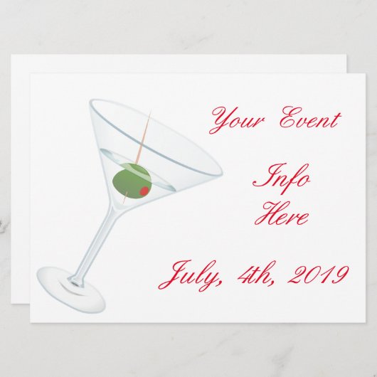 Dirty Olive Martini Thunder_Cove (Voorkant / Achterkant)