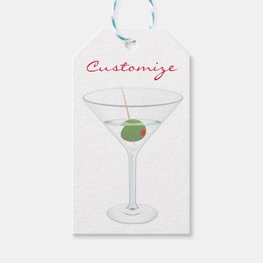 Dirty Olive Martini Thunder_Cove Cadeaulabel (Voorkant)