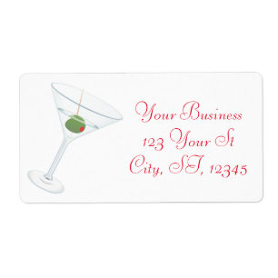Dirty Olive Martini Thunder_Cove Etiket