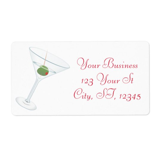 Dirty Olive Martini Thunder_Cove Etiket (Voorkant)