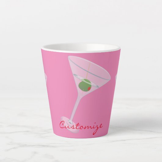 Dirty Olive Martini Thunder_Cove Latte Mok (Voorkant)