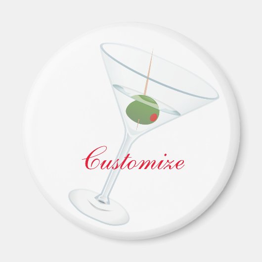 Dirty Olive Martini Thunder_Cove Magneet (Voorkant)