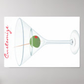 Dirty Olive Martini Thunder_Cove Poster (Voorkant)