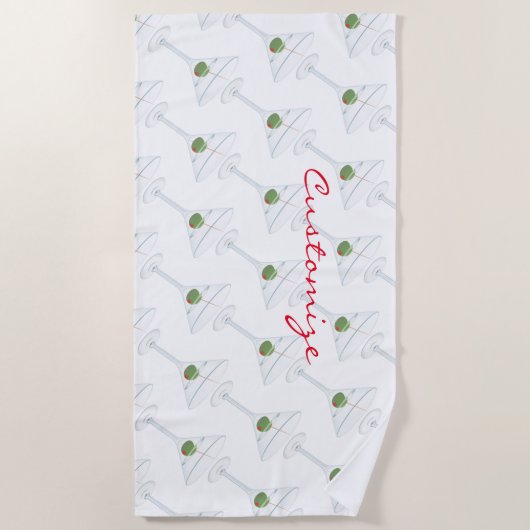 Dirty Olive Martini Thunder_Cove Strandlaken (Voorkant)