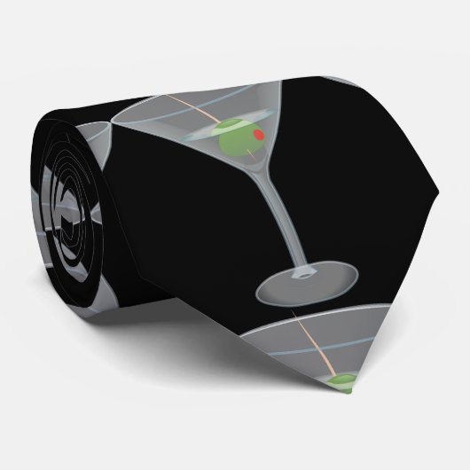 Dirty Olive Martini Thunder_Cove Stropdas (Opgerold)