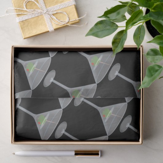 Dirty Olive Martini Thunder_Cove Tissuepapier (Geschenk)