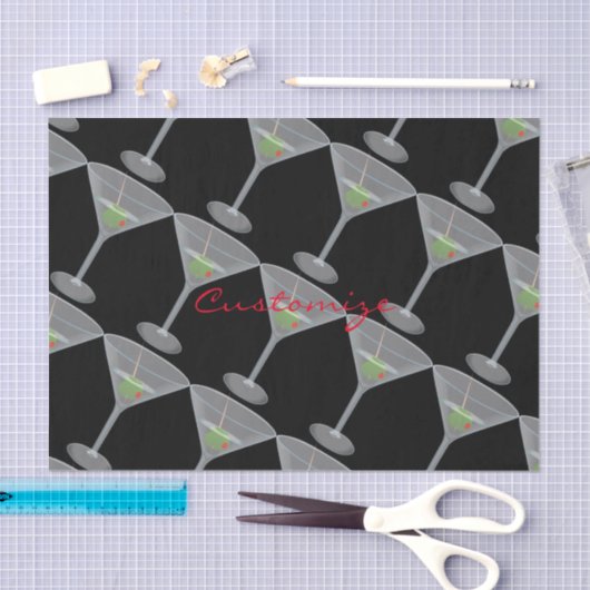 Dirty Olive Martini Thunder_Cove Tissuepapier (Craft)