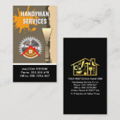 Dirty Peeling Paint Wall Handyman Visitekaartje (Voorkant / Achterkant)
