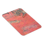Dirty Peeling Red Paint op Barn Wood Magneet (Rechterzijde)