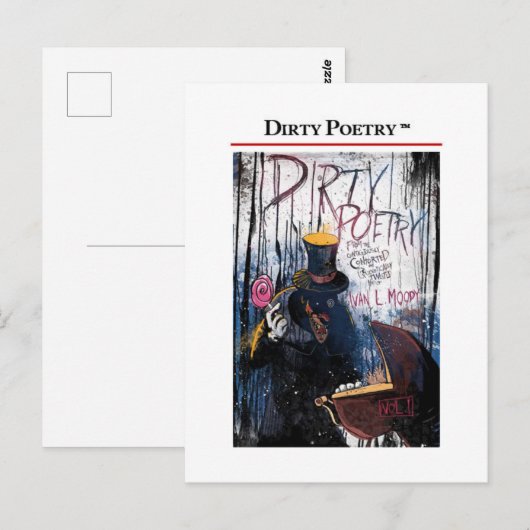 DIRTY POETRY BRIEFKAART (Voorkant / Achterkant)