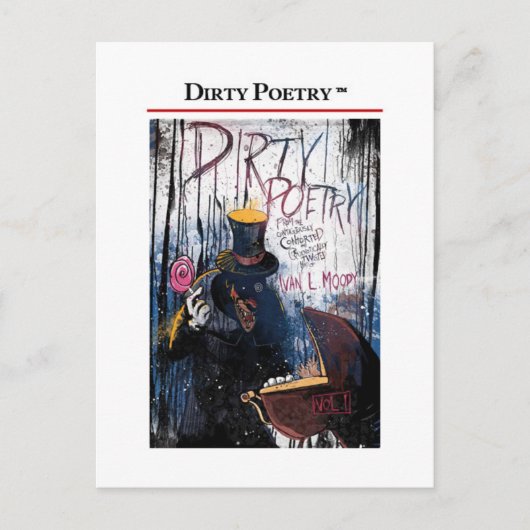 DIRTY POETRY BRIEFKAART (Voorkant)