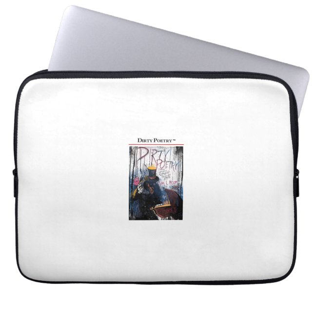 DIRTY POETRY-laptophoes Laptop Sleeve (Voorkant)