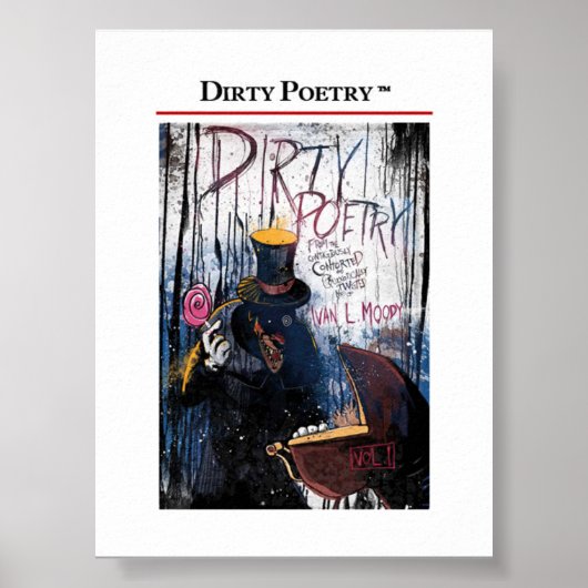 DIRTY POETRY POSTER (Voorkant)