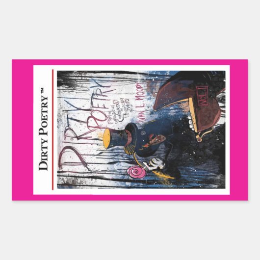 DIRTY POETRY STICKER (Voorkant)