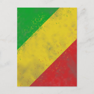 Dirty Rasta Colored Bars Briefkaart