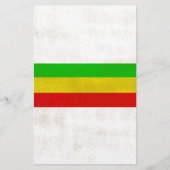 Dirty Rasta Stripes Briefpapier (Voorkant)