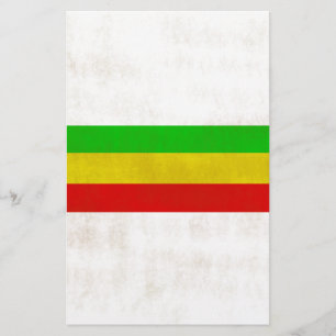 Dirty Rasta Stripes Briefpapier