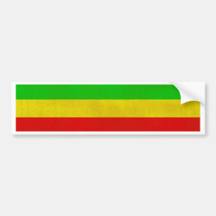 Dirty Rasta Stripes Bumpersticker