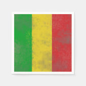 Dirty Rasta Stripes Servet (Voorkant)