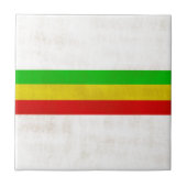 Dirty Rasta Stripes Tegeltje (Voorkant)